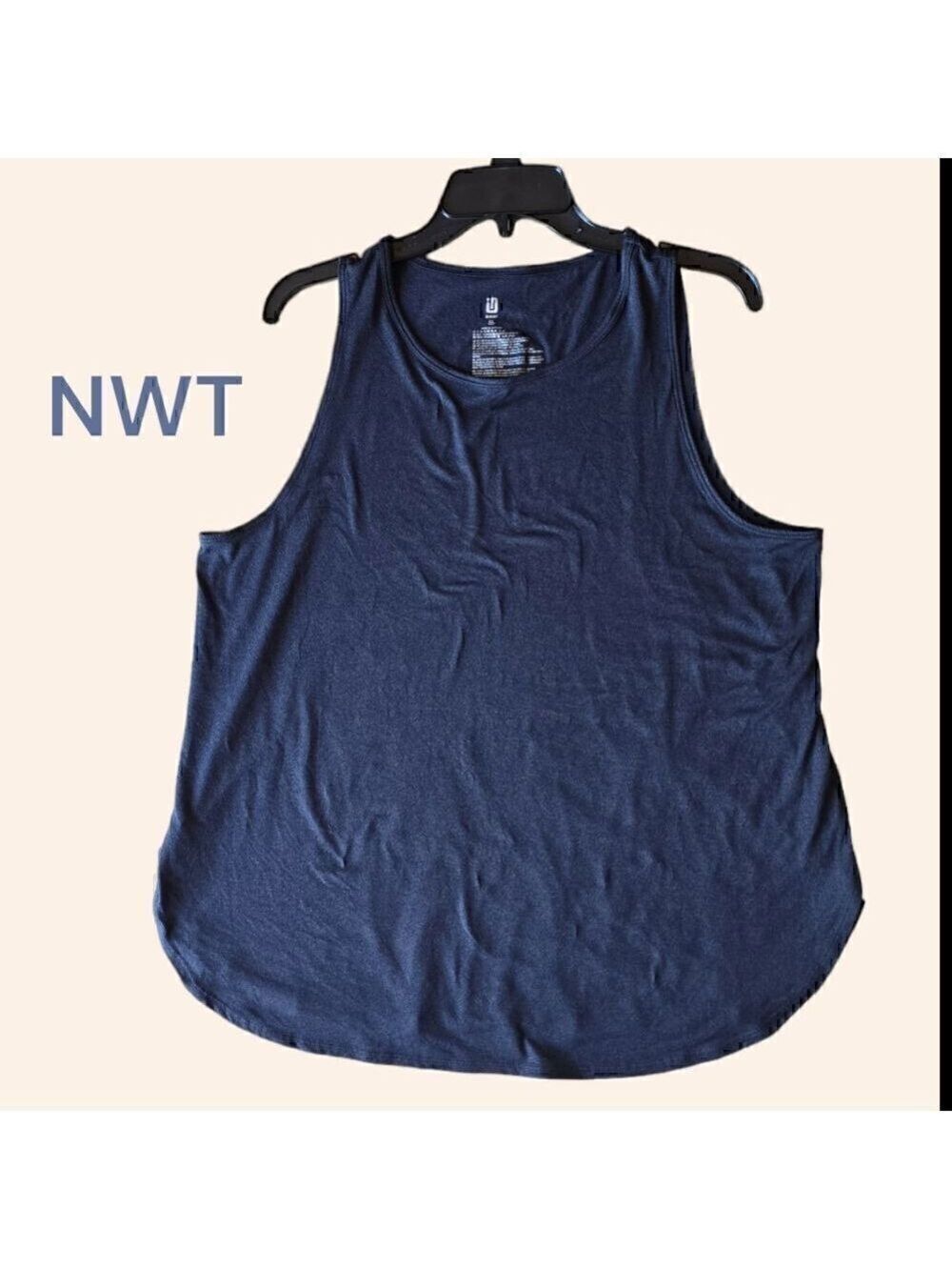 Ideology Tank Top Dark Gray Black XL NWT #TK45 - Picture 2 of 8